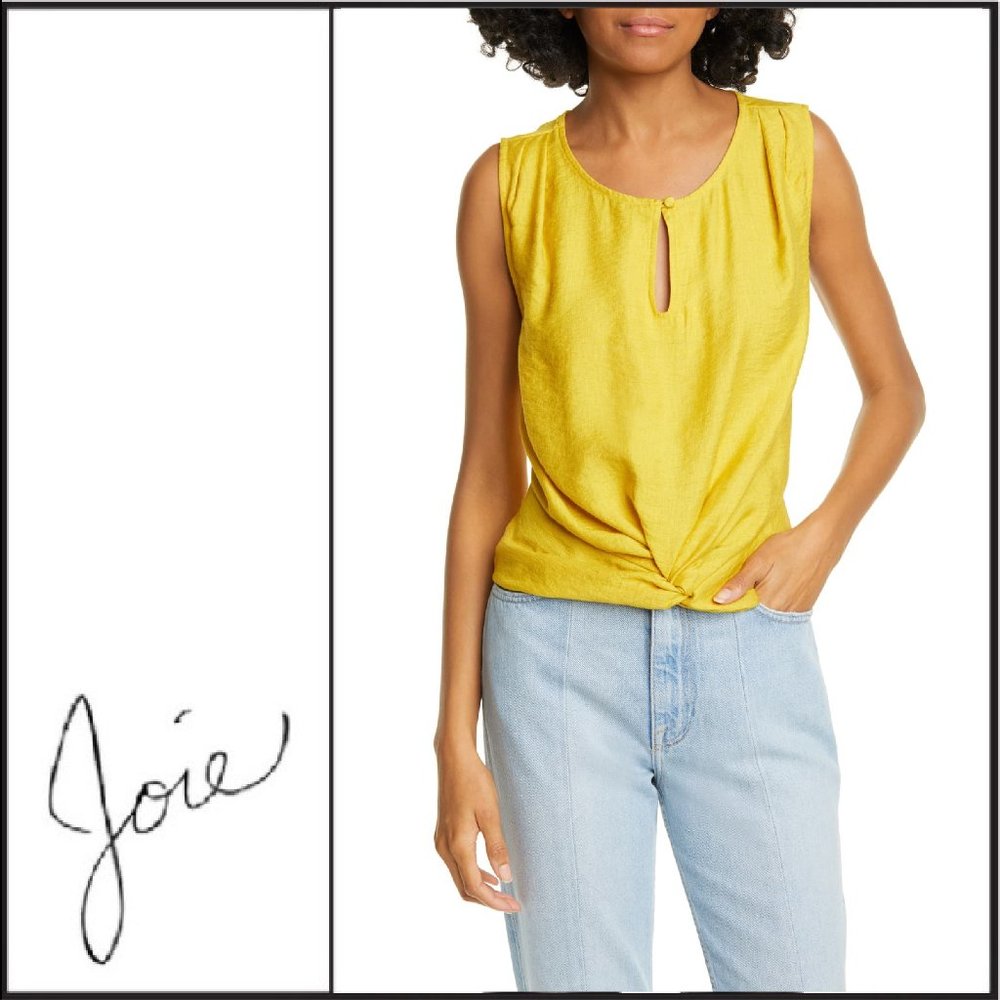 NWT { Joie } Knotted Slub Tank Top